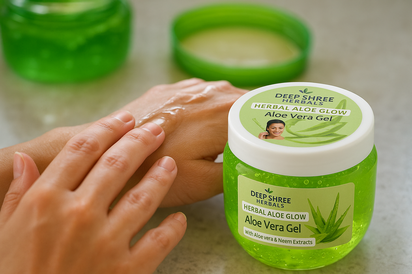 Deep Shree Herbals Aloe-vera Gel | ( Pack of 1 ) 250gm