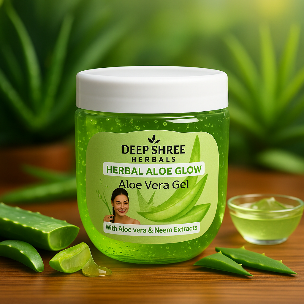 Deep Shree Herbals Aloe-vera Gel | ( Pack of 1 ) 250gm